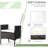Rattan Furniture Set,3 Piece Patio Bistro Set
