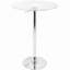 Table de bar contemporaine transparente Clear