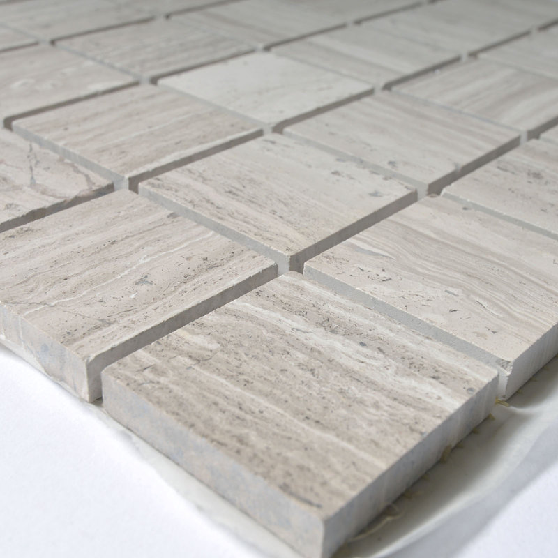 2" x 2" Marble Grid Mosaic Wall & Floor Tile