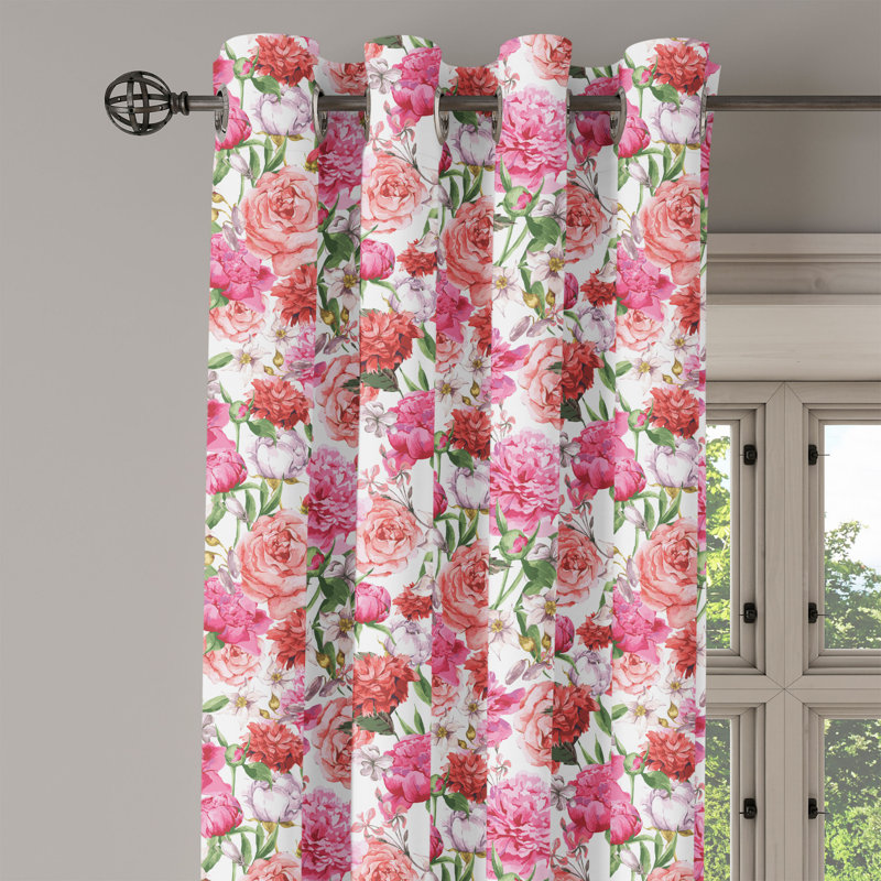 Sateen Blackout Curtains / Drapes Single Panel