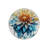 Decorative Living Room With Watercolor-Look Multicolored Lotus Flower Details-301575297