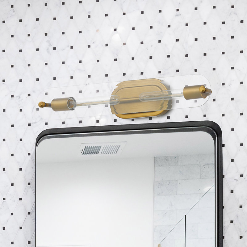 Éclairage pour meuble-lavabo à 2 lumières à intensité variable Teterboro
