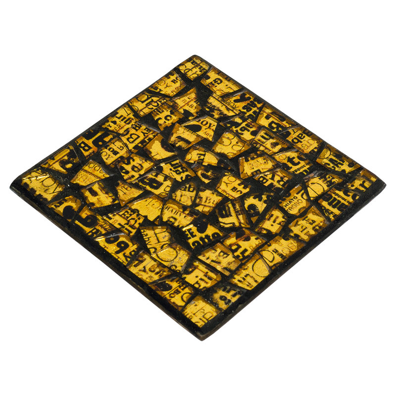 Glass 6 Piece Coaster Set