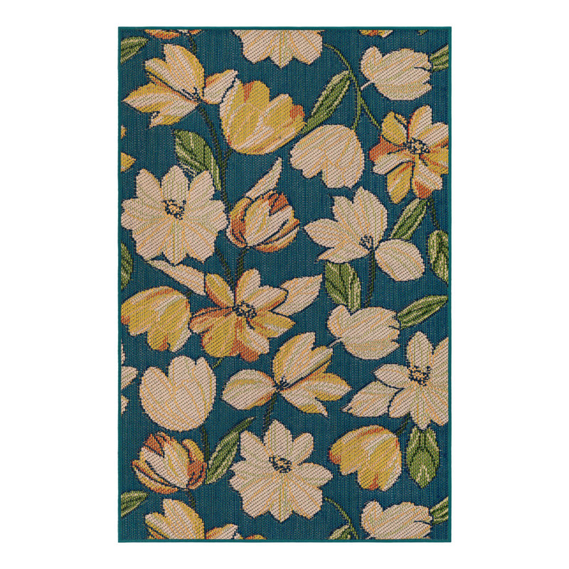Camalu Higgin Indoor/Outdoor Area Rug, Rectangle 4 pi 1 po x 6 pi 1 po