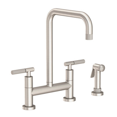 Kitchen Bridge Faucet With Side Spray