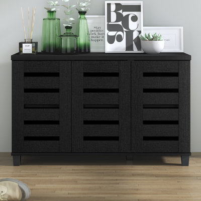 Millan 16 Pair Shoe Storage Cabinet