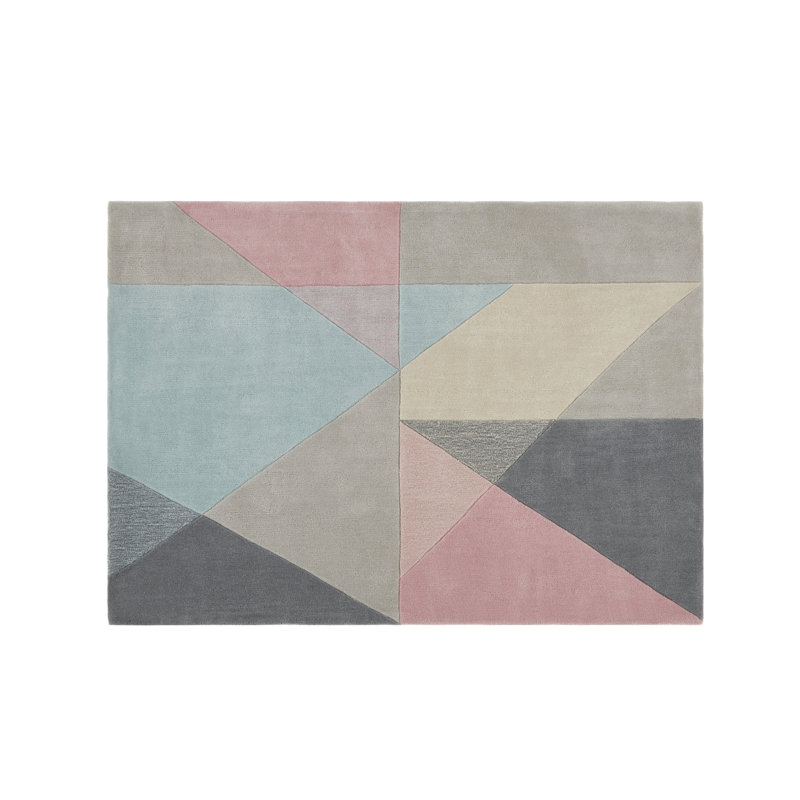Auvillar Geometric Hand Woven Area Rug, Rectangle 160 x 230cm