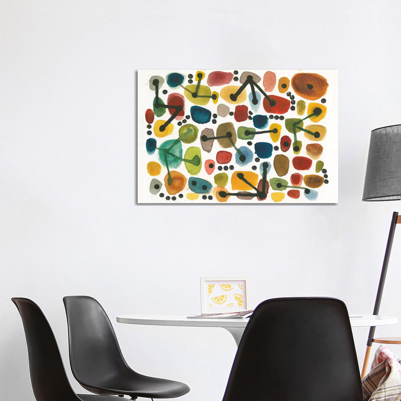 Mid Century I by Cheryl Warrick - Painting on Canvas, 101.6 cm H x 66.04 cm W x 1.91 cm D, Wrapped Canvas