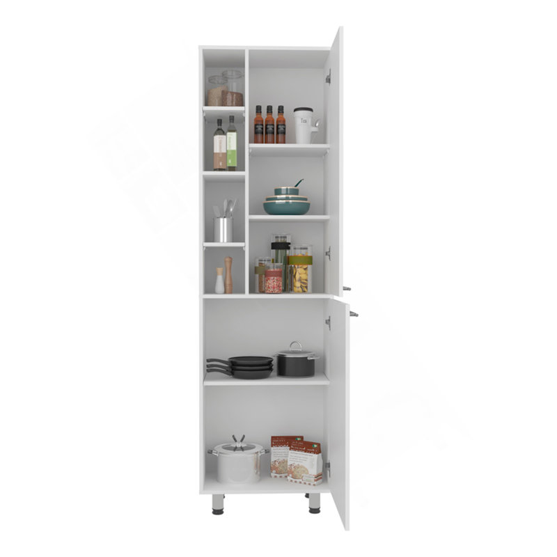 Armoire de cuisine Shiffock, blanc