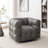 Avdul 38" Wide Tufted Swivel Chair with Square Arm-94286647