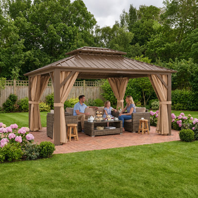 Pavillon de jardin en aluminium