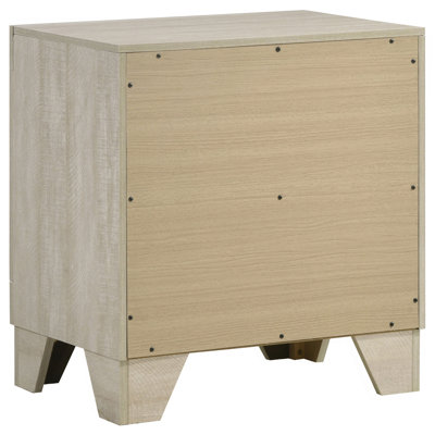 Table de chevet 2 tiroirs Rustic Cream