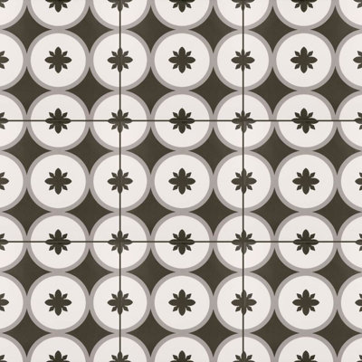 Carreau de porcelaine pour plancher et mur à motif 8 po x 8 po Seville Art