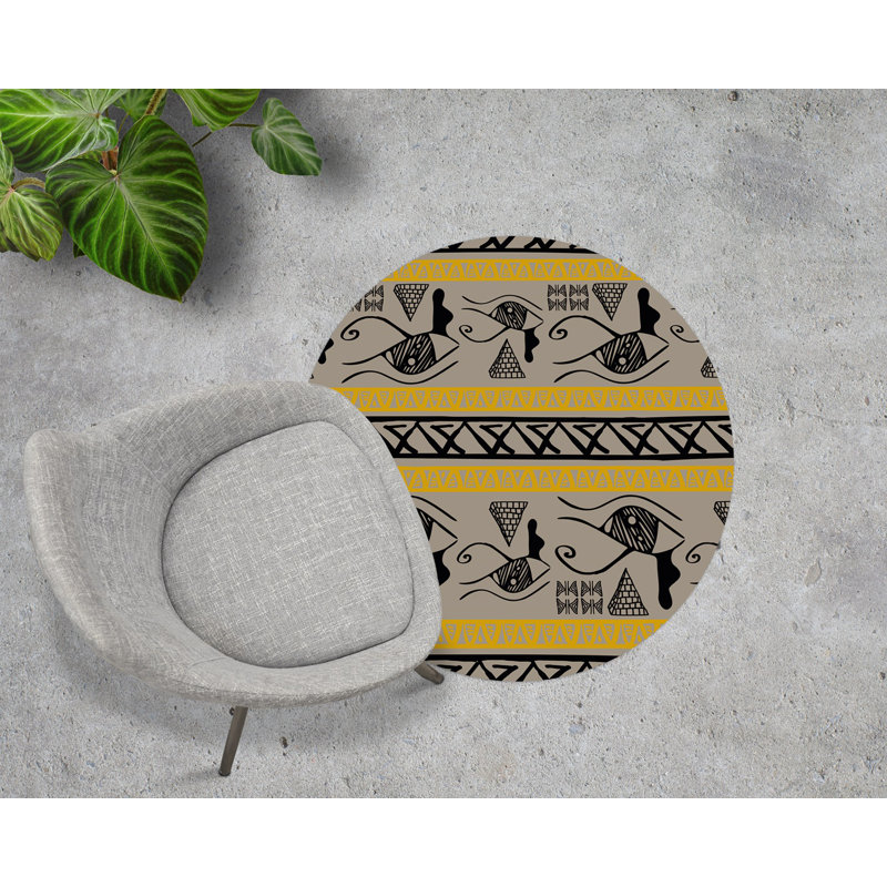 Eilert Hard Floor Straight Round Chair Mat