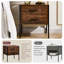 Oscar 2 Drawer Bedside Table-826882617