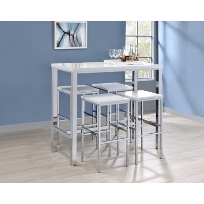 Swanson 4 - Person Trestle Dining Set