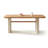 Solid wood oak rectangular dining table-763922854