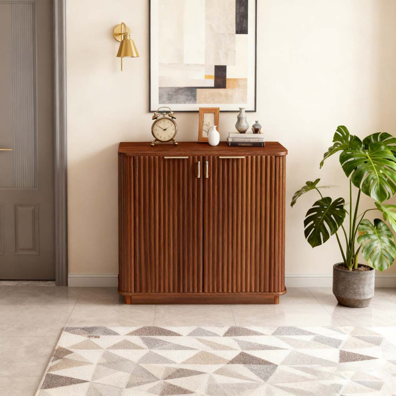 Buffet 31,5 "avec rangement 31,5", Brun