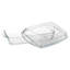 Queensway Home & Dining Borcam1.3L Glass Rectangular Casserole Dish with Lid Oven Microwave Safe Baker