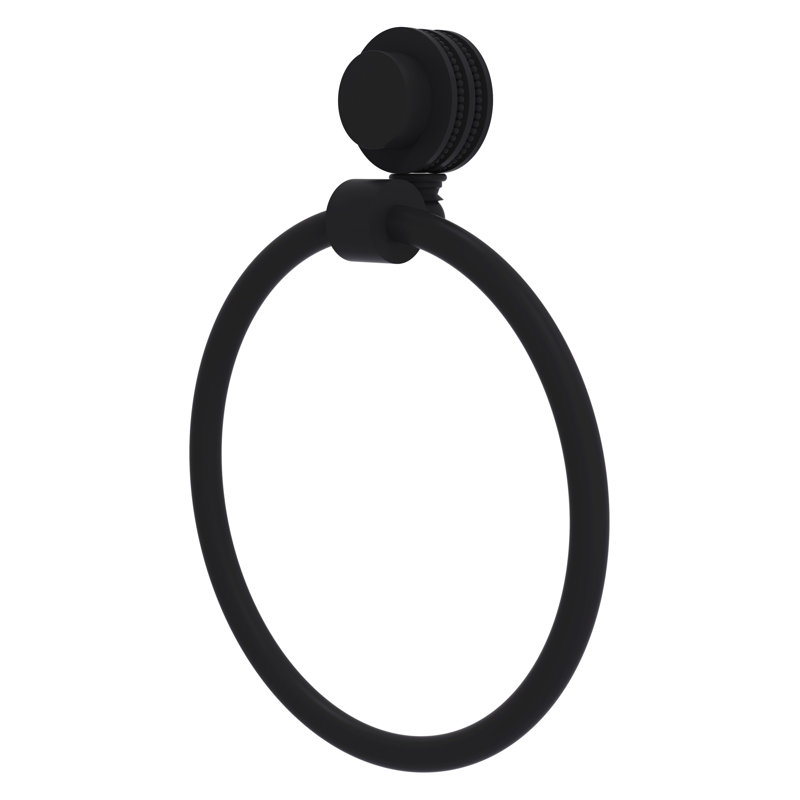 Venus Towel Ring, Matte Black