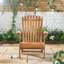 Hudson Wooden Adirondack Garden Chair