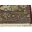 Tapis oriental bleu / brun / blanc en laine noué à la main Fairview 2 pi 1 po x 3 pi Fairview