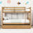 Full Over Full Wood Bunk Bed With Twin Trundle, Ladder And Guardrails-561044171