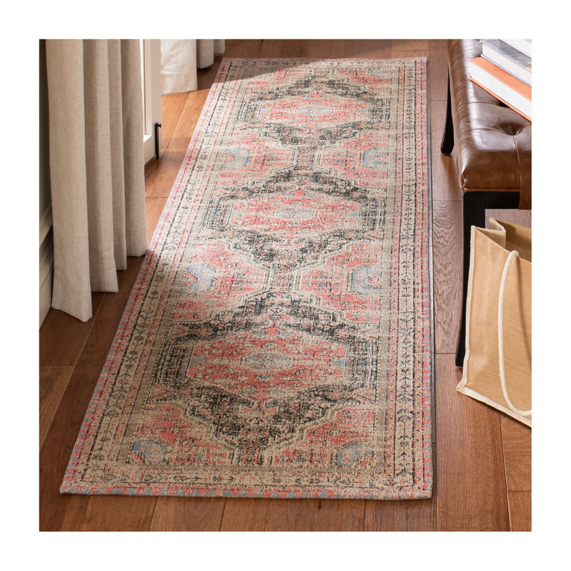 Tapis oriental Lauro, Tapis de couloir 2 pi 3 po x 8 pi
