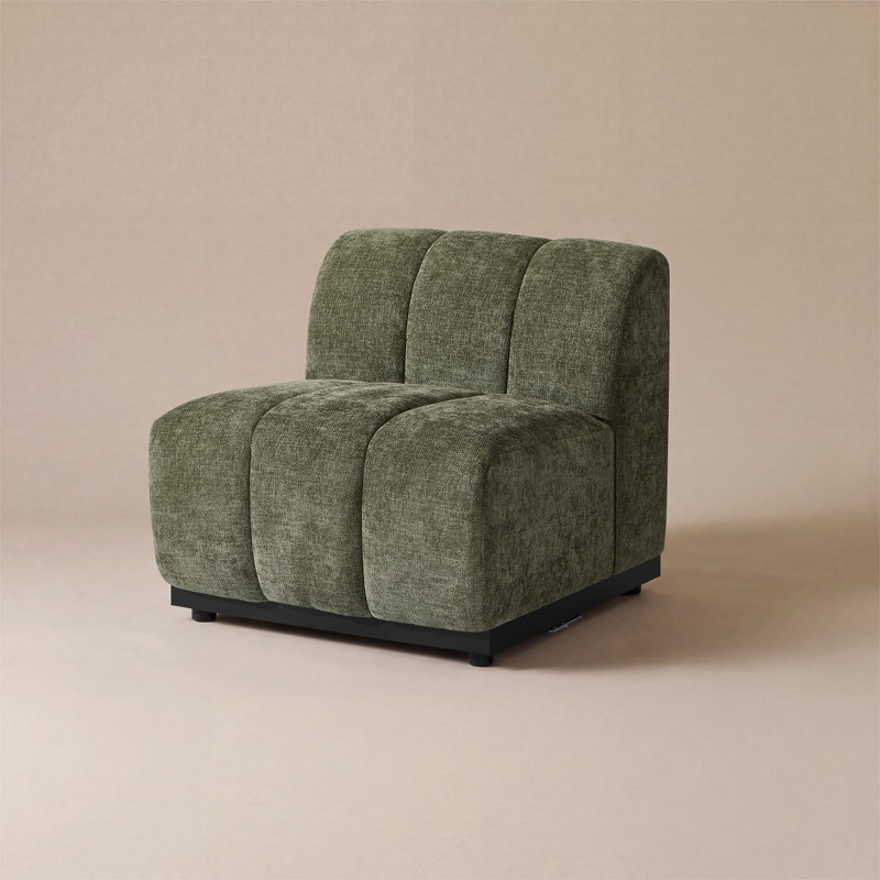 Fauteuil sans accoudoirs vert 31 po, Green