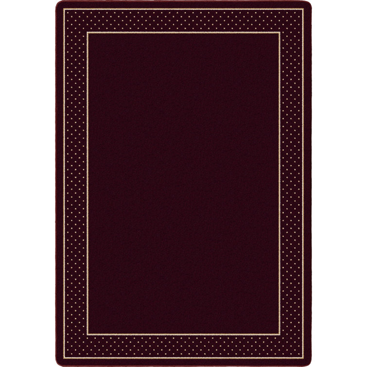 Alminus Design Centre Legacy Garnet Bordered Area Rug
