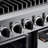 Hauslane 48" Gas Range In Stainless Steel | 8 Burners Up To 20,000 Btus | 6.7 Cu. Ft. Double Convection Oven With 5 Rack Positions | Convertible Ng/Lp | Cool-Touch Triple-Layer Door Matte Black-120733764