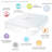Hypoallergenic 3" Cooling Gel Memory Foam Mattress Topper With Removable Cooling Cover-1092880451