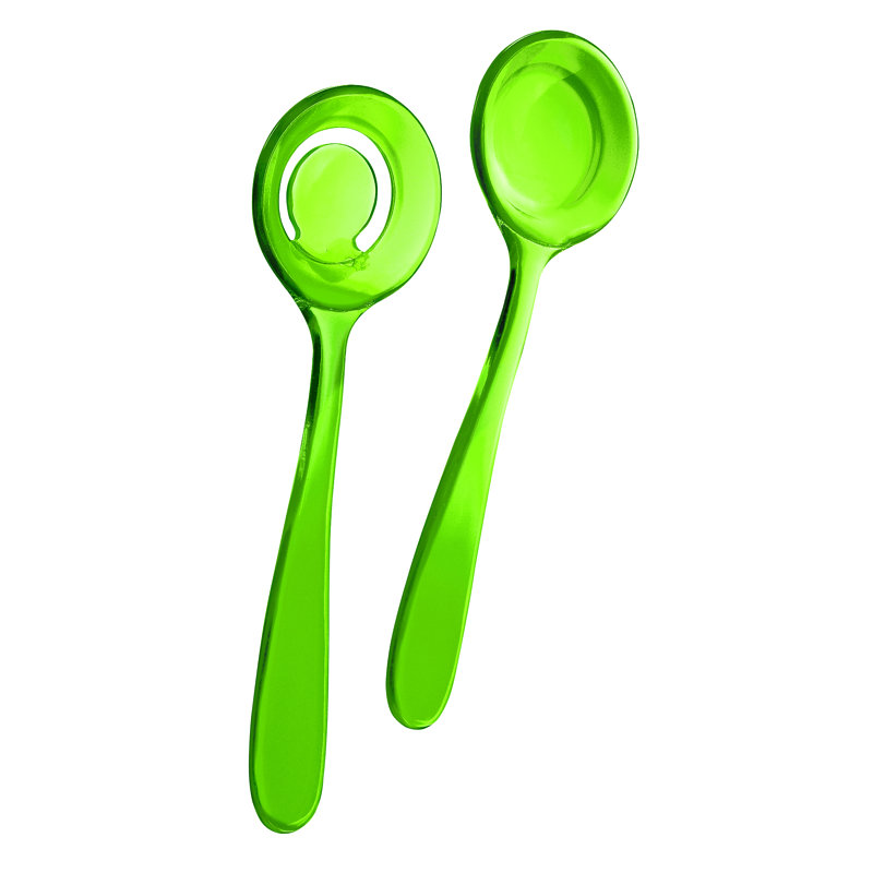 Bolli Salad Servers, Green