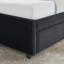 Canapé-lit et lit de jour capitonné en velours capitonné 3 en 1 - 2 tiroirs de rangement, dossier / accoudoirs ergonomiques, capacité de 300 lb pour le salon / la chambre / le bureau-203789905