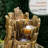 Outdoor Waterfall Fountain with Lights