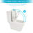One Piece Ceramic Toilet - Modern Flush System, Efficient Performance Easy To Operate, User- Design