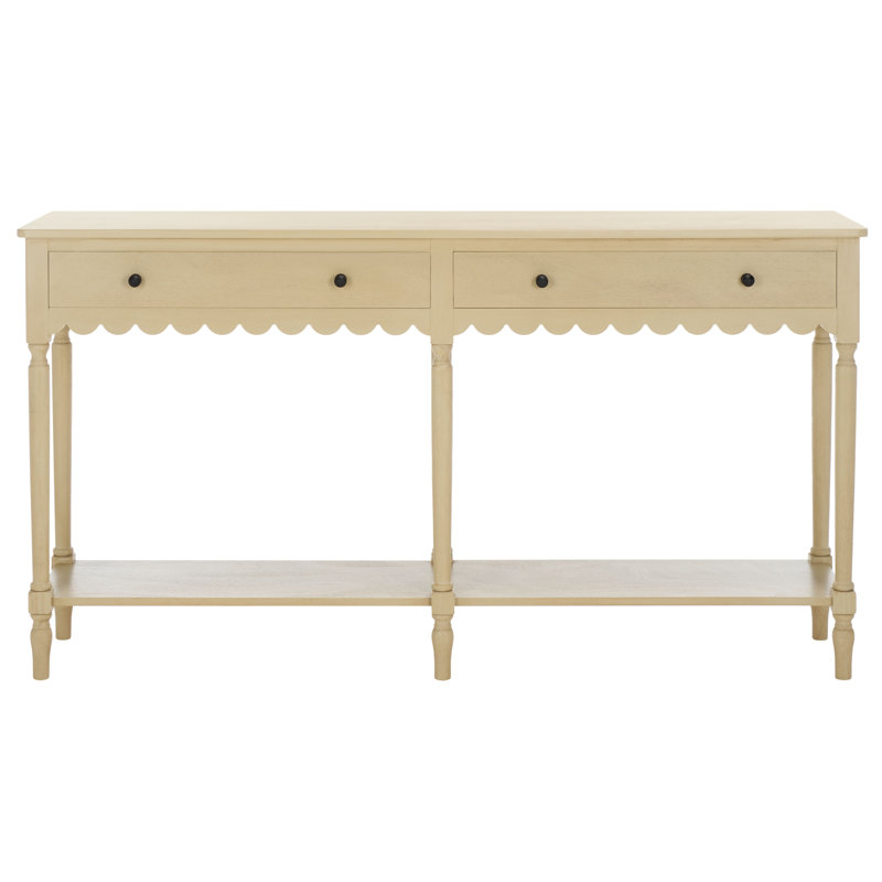 Branden 2-Drawer Console Table, Natural