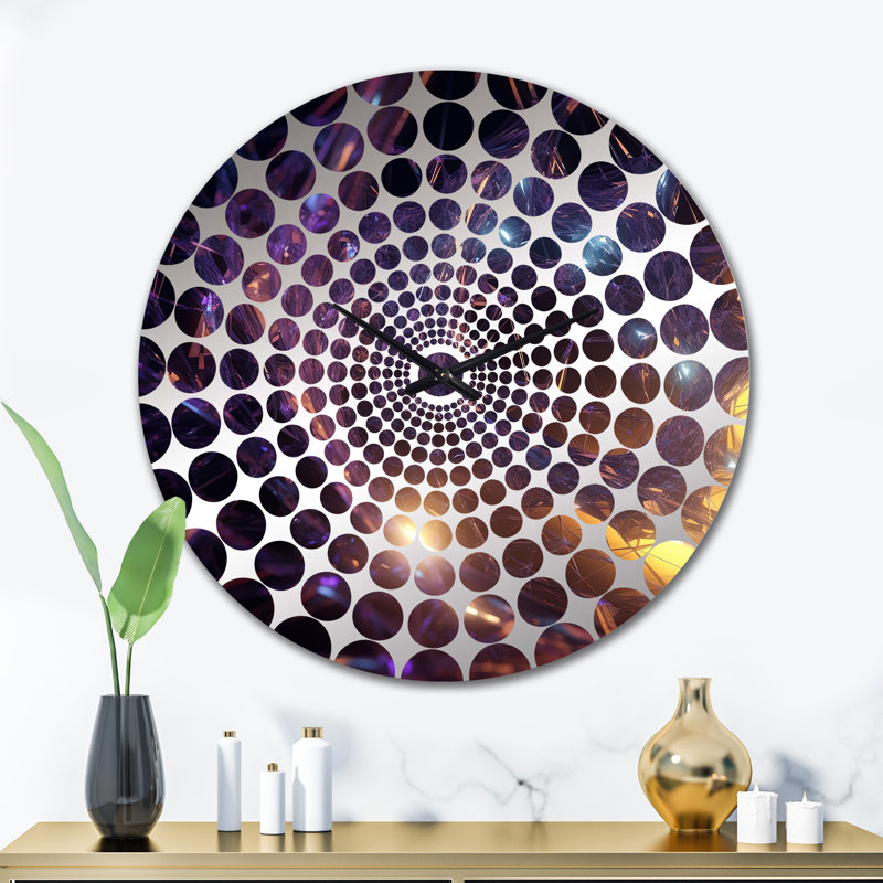 Horloge murale Willbridge - Fractals, Grand