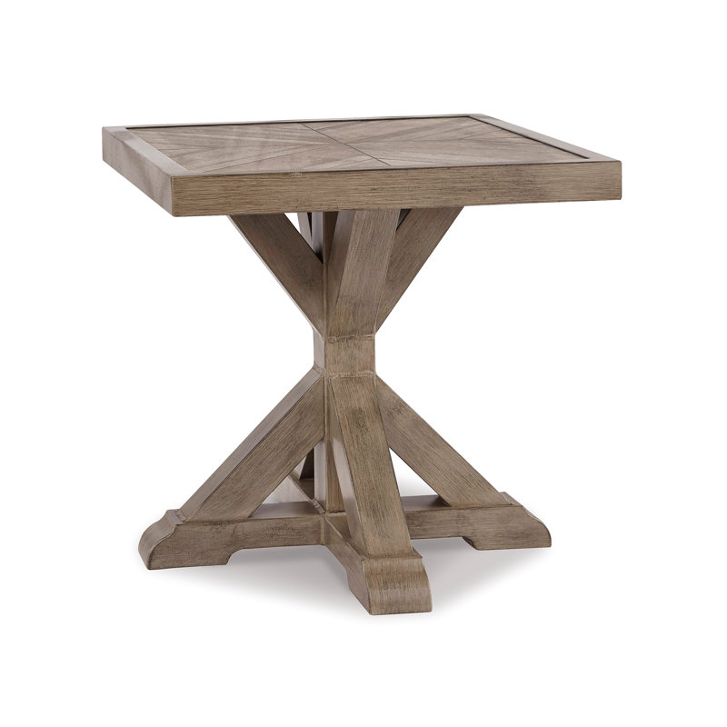 Pedestal End Table