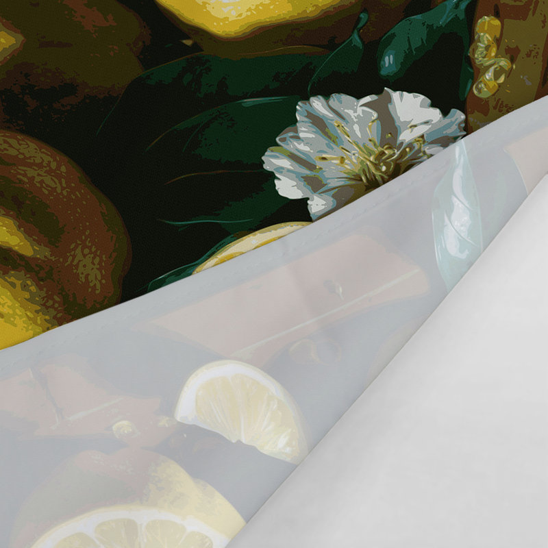 Tapisserie murale «Fruit Citron», 68 po x 80 po