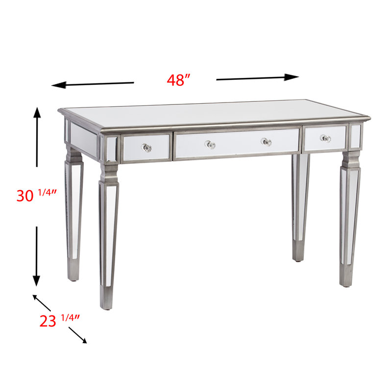 Bureau en verre Danielynn
