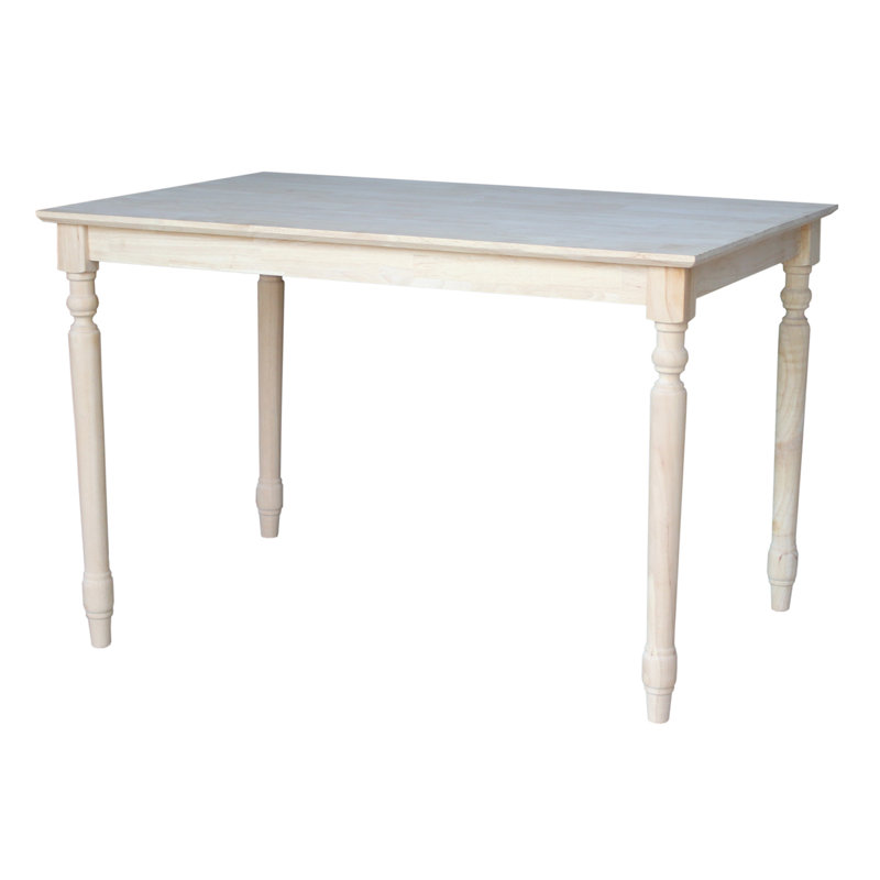 Delrita Solid Wood Dining Table, 30" H x 48" W x 30" D