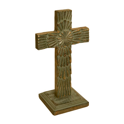 Croix de table en bois Roarke
