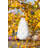 Stella Blossom 14" Teardrop Solar Lantern - Pearl