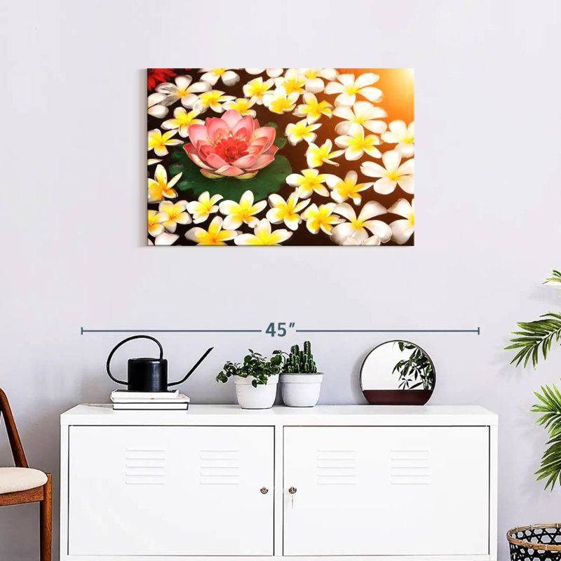 Harnek Plumerias And Lotus Flower