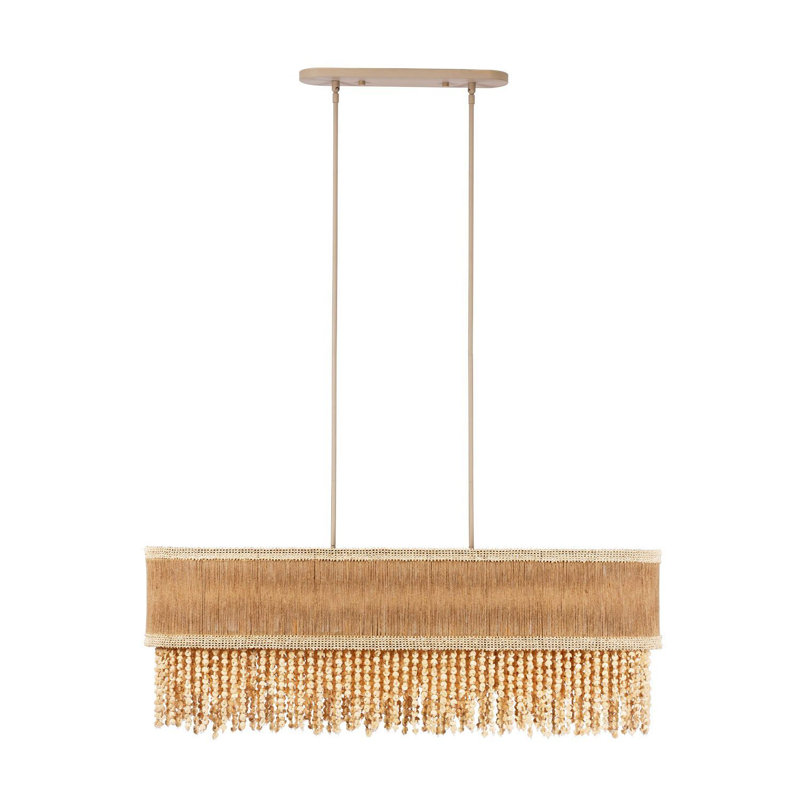 Naturale 7 LT Jute Linear Pendant Kalco
