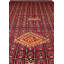 Tapis marocain rétro noué à la main 4 pi 1 po x 12 pi à motif géométrique