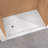 60 In. X 36 In. Acrylic Single Threshold Shower Base Alcove Floor Rectangular Shower Pan Base With Center Drain In White