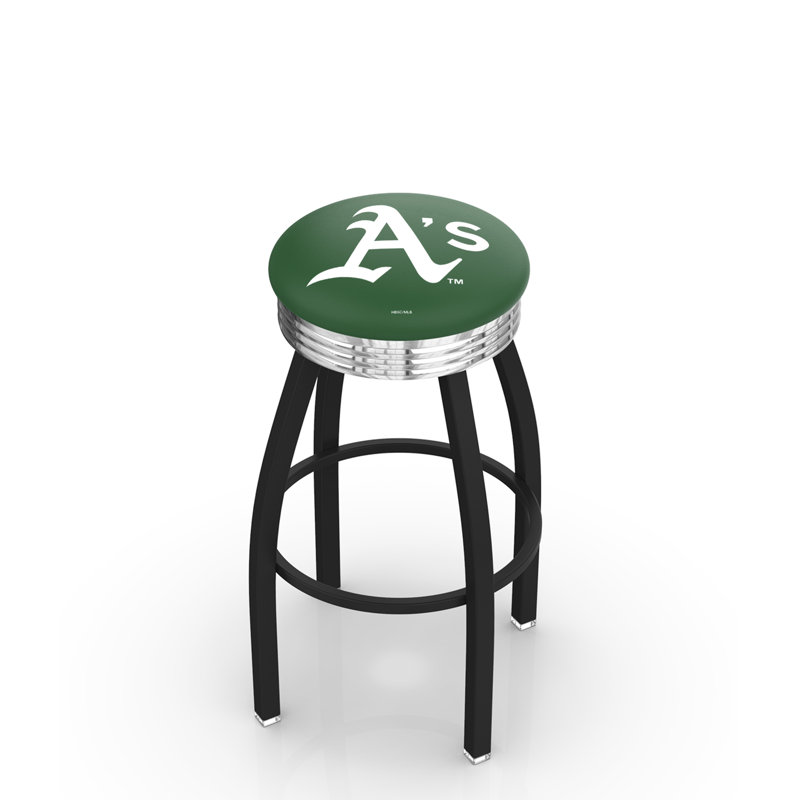 Tabouret tournant L8B3C, Athletics d'Oakland, Tabouret de bar d'une hauteur de siège de 30 po