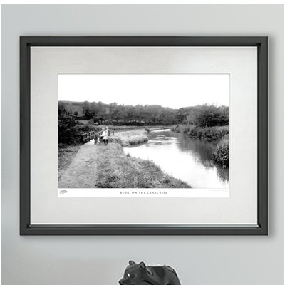 Bude, On The Canal 1920 - Single Picture Frame Print